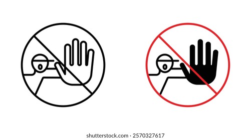 Do not enter sign vectors set in black. line and flat versions