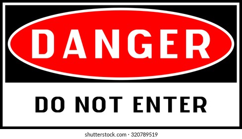 Not Exit Stop Warning No Exit Stock Vector (Royalty Free) 320795546 ...