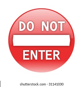 do not enter symbol