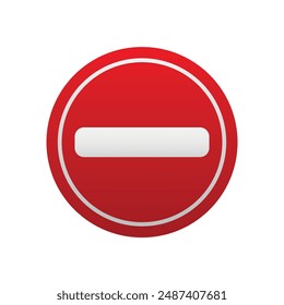 do not enter text information sign