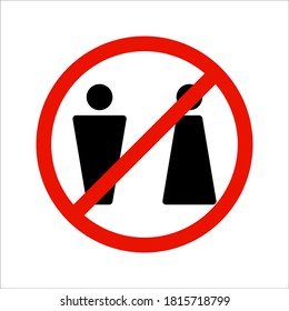 do not entry icon color editable on white background