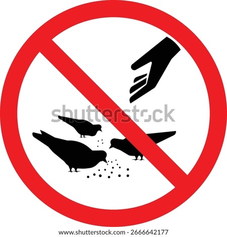 Do not feed the pigeons sign,Do not feed the birds