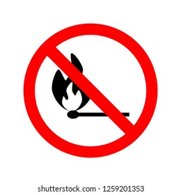 Do not fire sign
