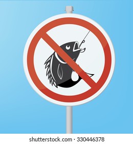 Do not fishing sign