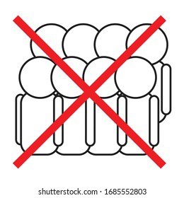 do not gathering to avoid the spread of the corona virus