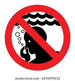 do not hold breath underwater for a long time, dangerous and could kill you