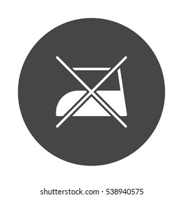 do not iron symbol