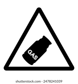 Do Not Lay Down Tank Symbol Sign ,Vector Illustration, Isolate On White Background Label .EPS10 