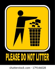 do not litter