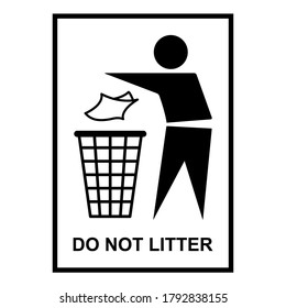 487 Dont litter sign Images, Stock Photos & Vectors | Shutterstock