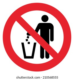 3,745 Do Not Litter Sign Images, Stock Photos & Vectors | Shutterstock