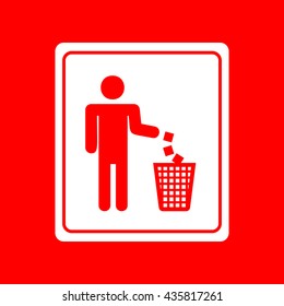 Do not litter sign