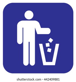 do not litter sign