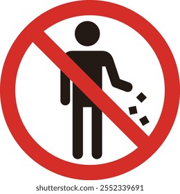 Nicht abwerfen Zeichen. Einfaches Piktogramm-Symbol.
