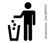 Do Not Litter Sign Vector Graphics