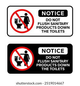 Do not litter in toilet paper or sanitary towels. Bin icon. Recycle icon set. Trash can collection. Trash icons set. Web icon, delete button. Delete symbol flat style on white background.