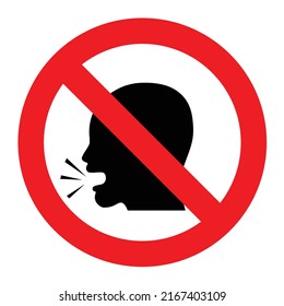 Do Not Make Noise Sign Stock Vector (Royalty Free) 2167403109 ...