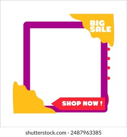 Do not miss! BIG SALE comes with an exclusive frame design. Get big discounts on all your favorite products