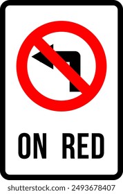 Do Not No Pass Set Turn on Red Left Right Speed Limit 50 No Parking Sign Road Traffic Regulatory Signage Vector EPS PNG Transparent No Background Clip Art 