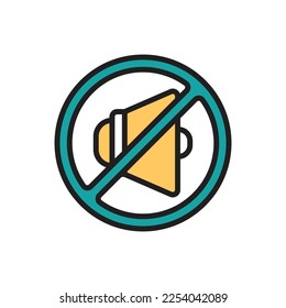 Do Not Noisy Icon Vector Illustration