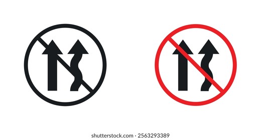Do not overtake traffic sign pack for app and website ui designs.