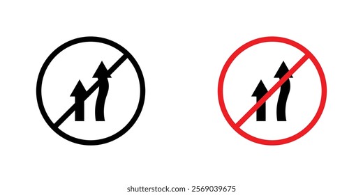 Do not overtake traffic sign vector graphic pack
