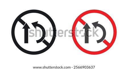Do not overtake traffic signs set in black and colored