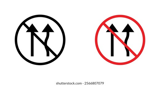 Do not overtake traffic signssign vector pack for apps and web UI designs