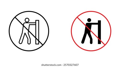 Do not push sign vectors set in black. line and flat versions