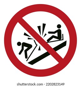 Do not ram into toboggans
To prohibit ramming other toboggans
Toboggan colliding with other toboggans
