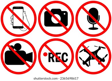 do not record - recording is prohibited