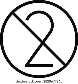Do not reuse single use only Symbol label for the certification icon logo