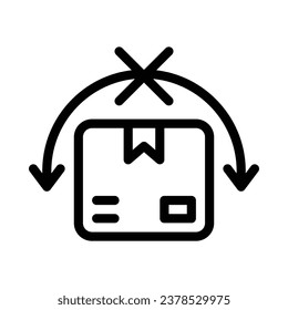 do not roll symbol icon vector illustration