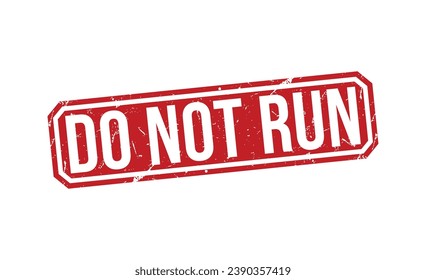 do not run stamp red rubber stamp on white background. do not run stamp sign. do not run stamp.