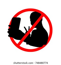 Do not selfie pattern background.