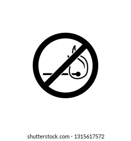 Do not set fire sign icon. Simple glyph, flat vector element of ban, prohibition, forbid icons set for UI and UX, website or mobile application