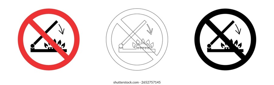 Do not shut lid when burners are operating sign in vector format