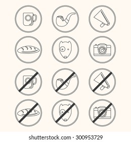 do not signs for department store
