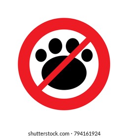 do not sing on white background vector illustration

