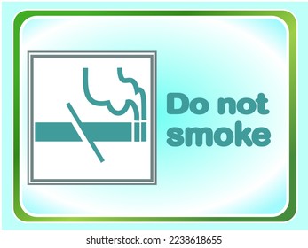 Do not smoke attention postter,banner or phamplet,vector