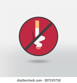 Do not smoke icon