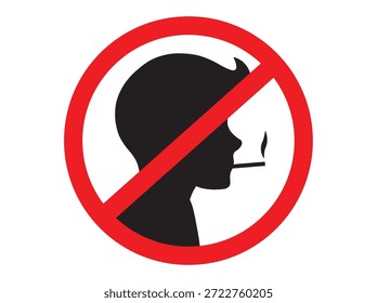 Do Not Smoke Sign Background Illustration