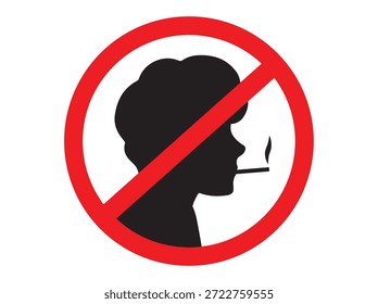 No firmar Smoke Icono Ilustración de fondo