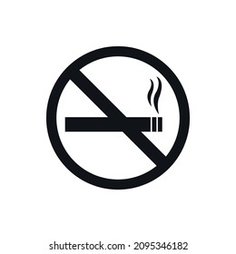Do not smoke simple vector icon.