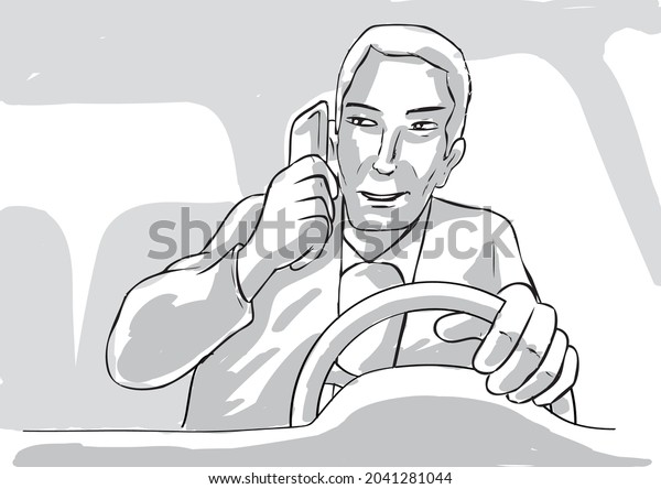 Do not speak with\
phone when you driving
