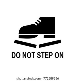 Do not step on symbol