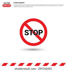 Do Not stop Traffic sign