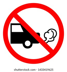 Do Not Switch On Engine Symbol Sign, Vector Illustration, Isolate On White Background Label .EPS10