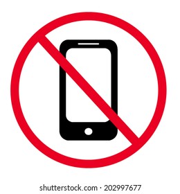 Do not talk mobile phone (cellphone)