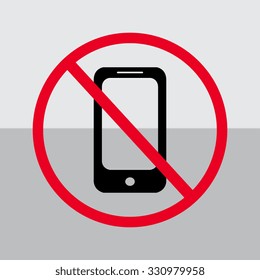 Do not talk mobile phone (cellphone)